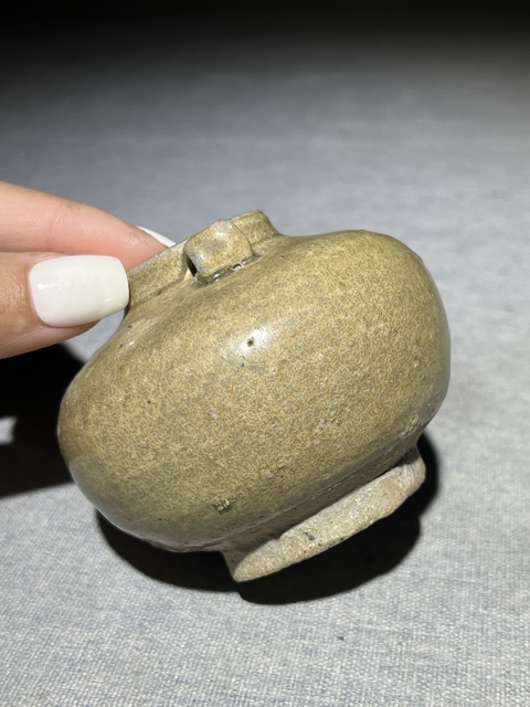 古玩陶瓷龍泉青瓷雙系罐真品鑒賞圖