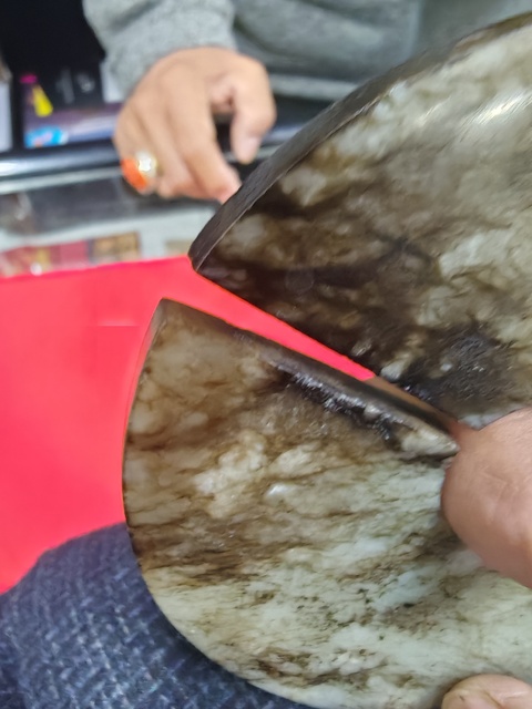 古玩玉器仿古做舊玉玦型件真品鑒賞圖