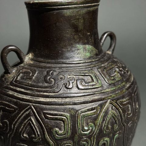 古玩銅器銅壺真品鑒賞圖