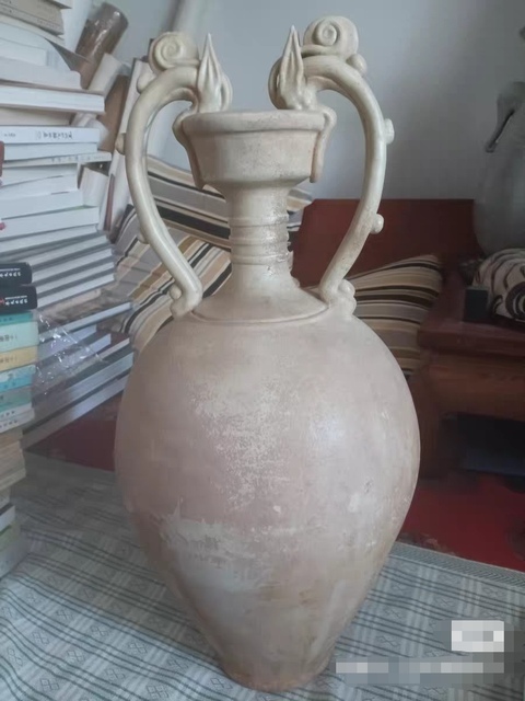 古玩陶瓷圖片模糊 雙龍尊初看老真品鑒賞圖