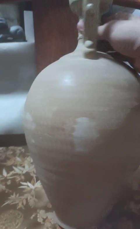 古玩陶瓷圖片模糊 雙龍尊初看老真品鑒賞圖