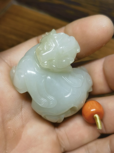 古玩玉器瑞獸真品鑒賞圖