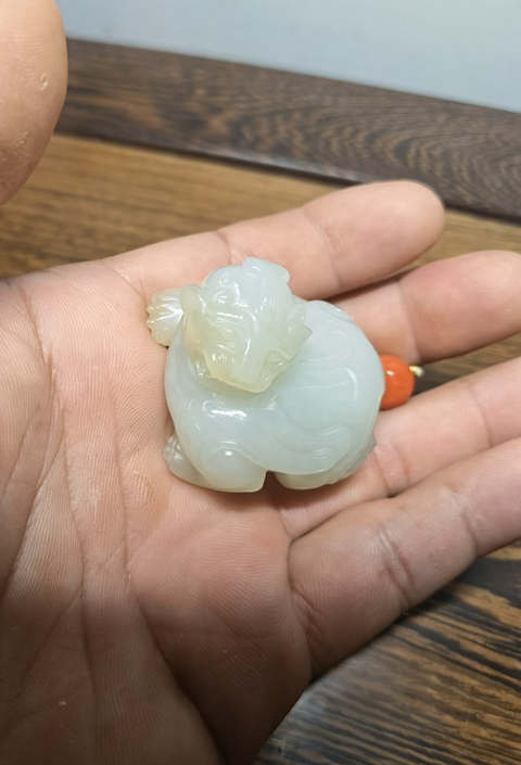 古玩玉器瑞獸真品鑒賞圖