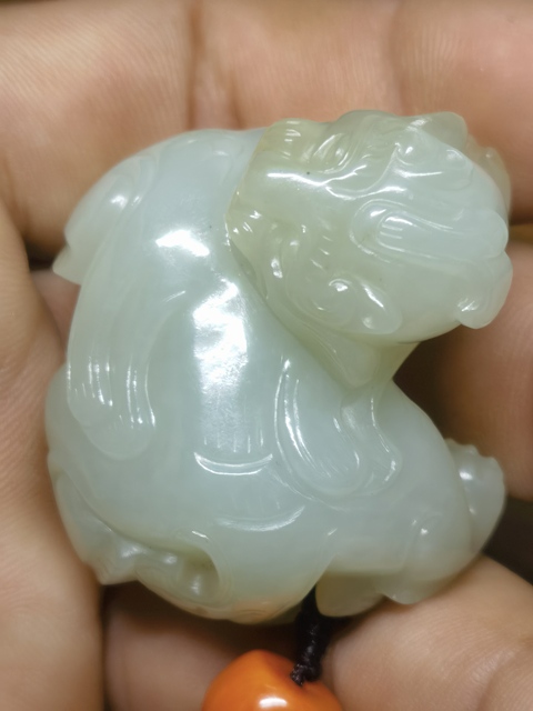古玩玉器瑞獸真品鑒賞圖