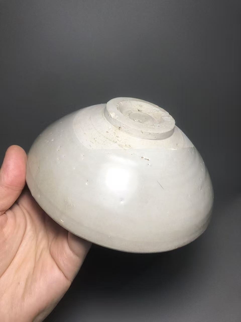 古玩陶瓷【元代】卵白釉大碗【釉色可以和鈞瓷媲美】拍賣,當前價格0元