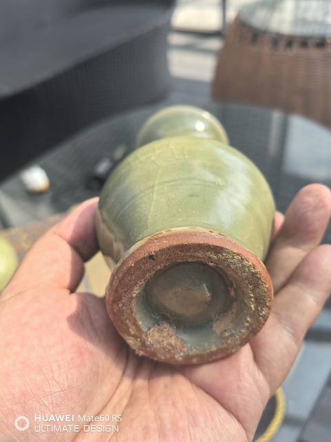 古玩陶瓷龍泉青瓷鳳尾尊真品鑒賞圖
