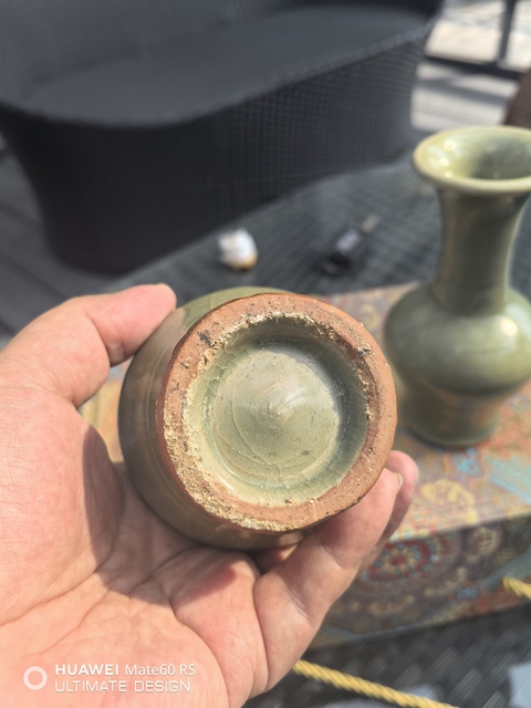 古玩陶瓷龍泉青瓷鳳尾尊真品鑒賞圖