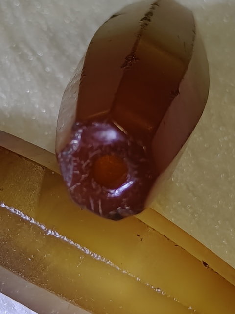 古玩玉器瑪瑙切面珠真品鑒賞圖