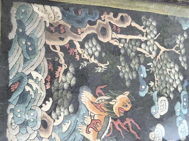 古玩雜項補子真品鑒賞圖