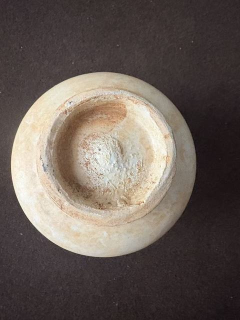 古玩陶瓷青白釉渣斗真品鑒賞圖
