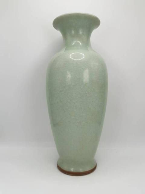 古玩陶瓷撇口瓶真品鑒賞圖