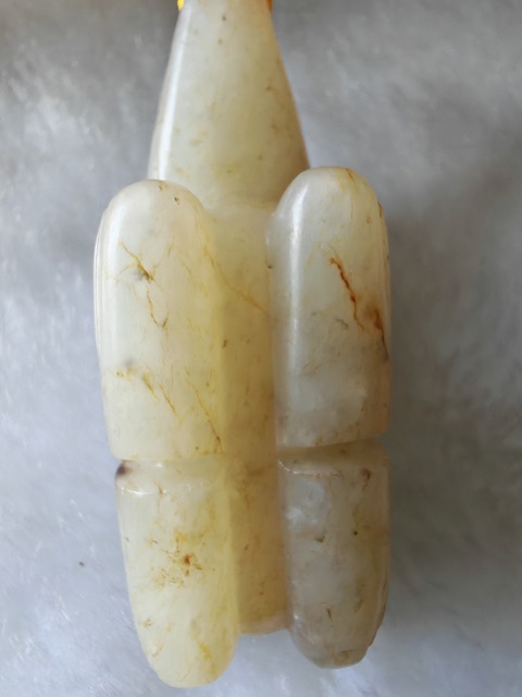 古玩玉器和田玉生肖鼠掛件真品鑒賞圖