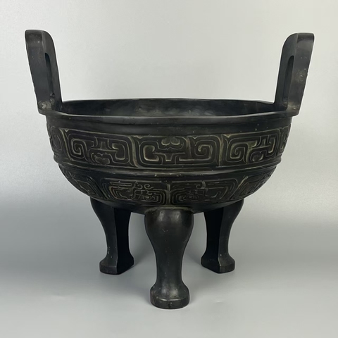 古玩雜項鼎真品鑒賞圖