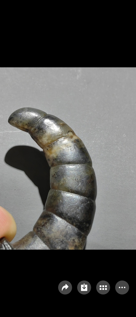 古玩玉器仿古做舊玉觿?wù)嫫疯b賞圖