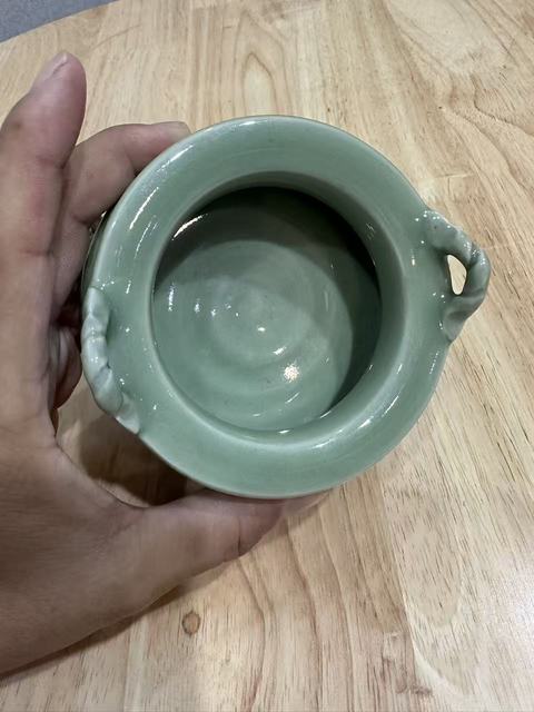 古玩陶瓷龍泉爐真品鑒賞圖