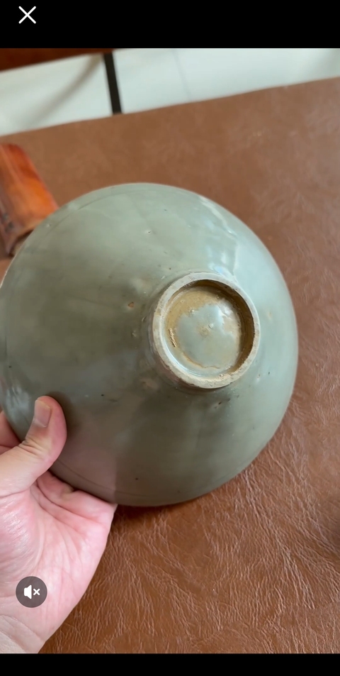 古玩陶瓷耀州窯六出筋碗真品鑒賞圖
