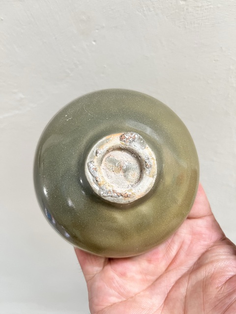 古玩陶瓷龍泉青釉茶盞真品鑒賞圖