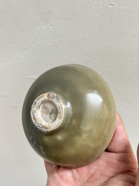 古玩陶瓷龍泉青釉茶盞真品鑒賞圖