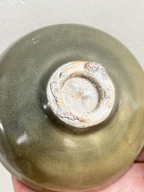 古玩陶瓷龍泉青釉茶盞真品鑒賞圖
