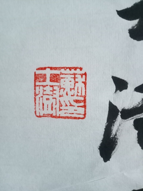古玩字畫蘇士澍篆書斗方真品鑒賞圖