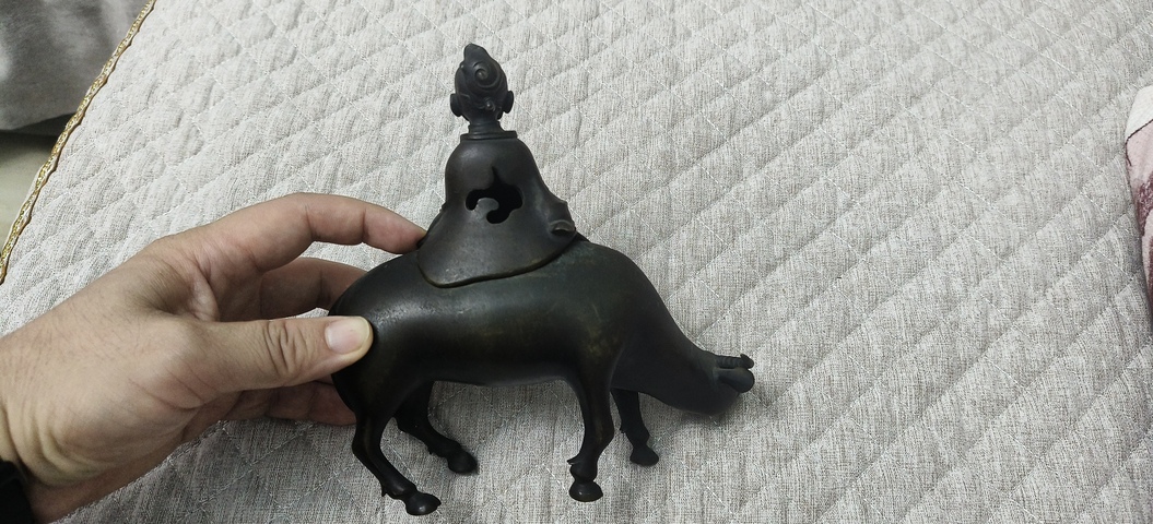 古玩銅器香熏爐真品鑒賞圖