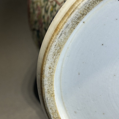 古玩陶瓷粉彩將軍罐真品鑒賞圖