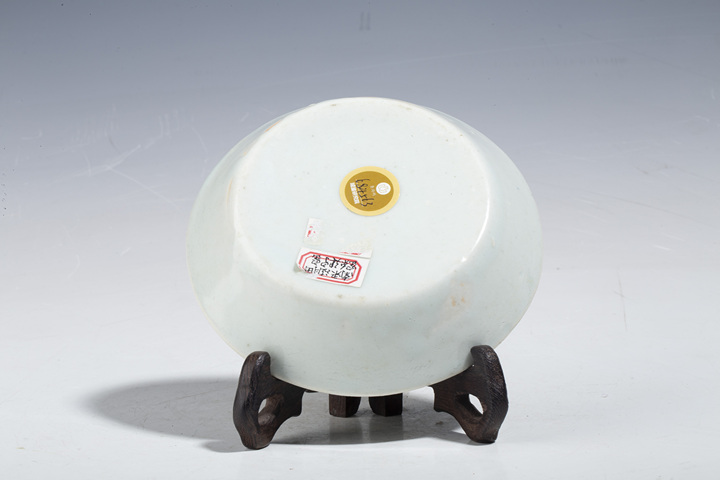 古玩陶瓷明以前·影青釉刻花洗真品鑒賞圖