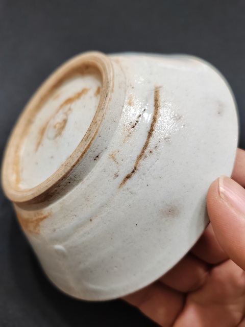 古玩陶瓷青白釉茶碗真品鑒賞圖