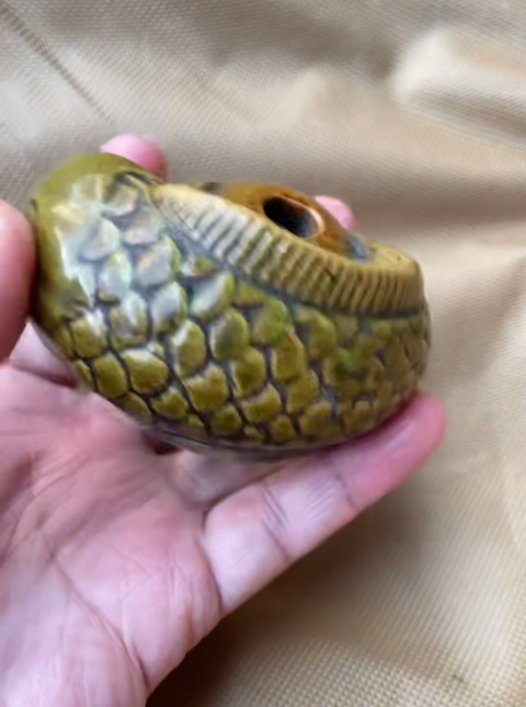 古玩陶瓷水盂真品鑒賞圖