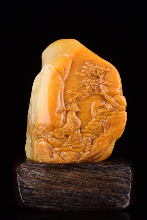 古玩雜項老撾石擺件真品鑒賞圖