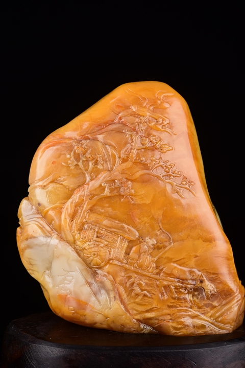 古玩雜項老撾石擺件真品鑒賞圖