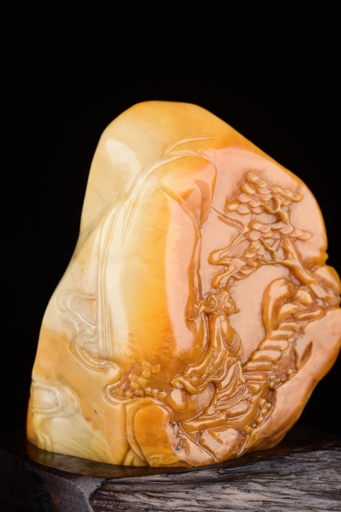 古玩雜項老撾石擺件真品鑒賞圖