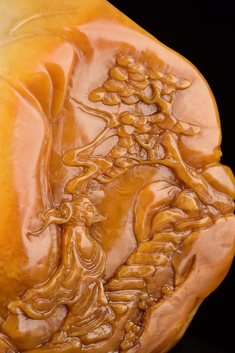 古玩雜項老撾石擺件真品鑒賞圖