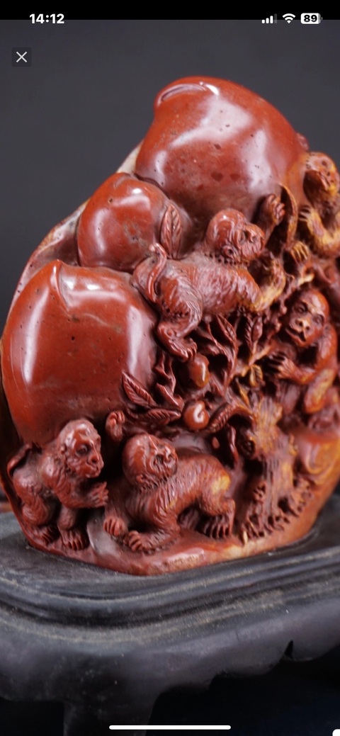 古玩雜項(xiàng)壽山石擺件真品鑒賞圖