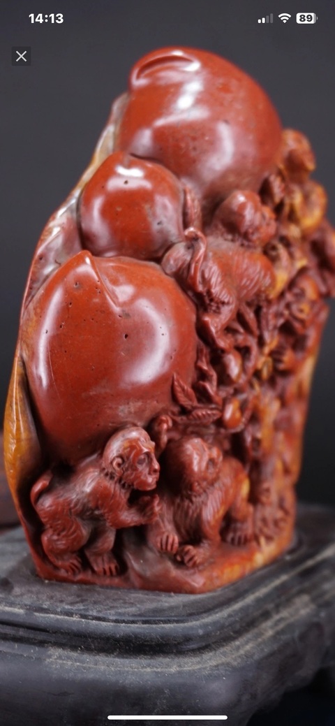 古玩雜項(xiàng)壽山石擺件真品鑒賞圖