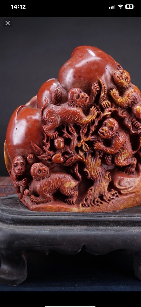 古玩雜項(xiàng)壽山石擺件真品鑒賞圖