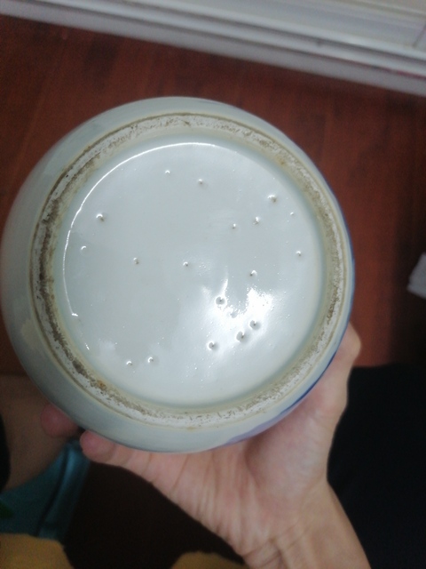 古玩陶瓷人物紋青花罐真品鑒賞圖