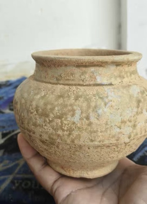 古玩陶瓷兩晉·青瓷罐真品鑒賞圖