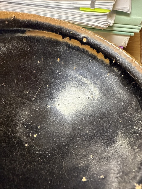 古玩陶瓷黑釉茶盞真品鑒賞圖