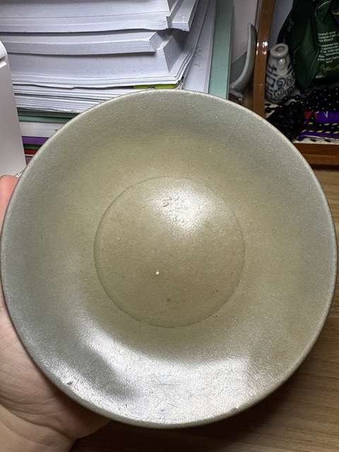 古玩陶瓷北宋龍泉窯蓮瓣盤真品鑒賞圖