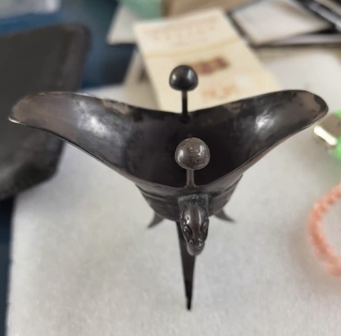 古玩雜項爵杯真品鑒賞圖