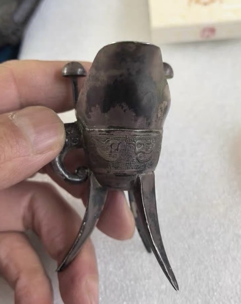 古玩雜項爵杯真品鑒賞圖