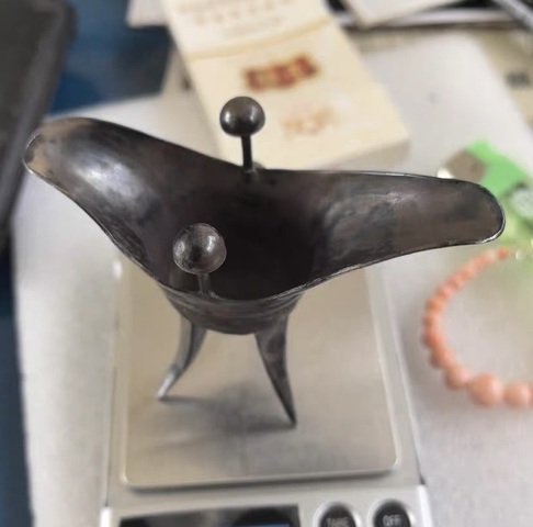 古玩雜項爵杯真品鑒賞圖