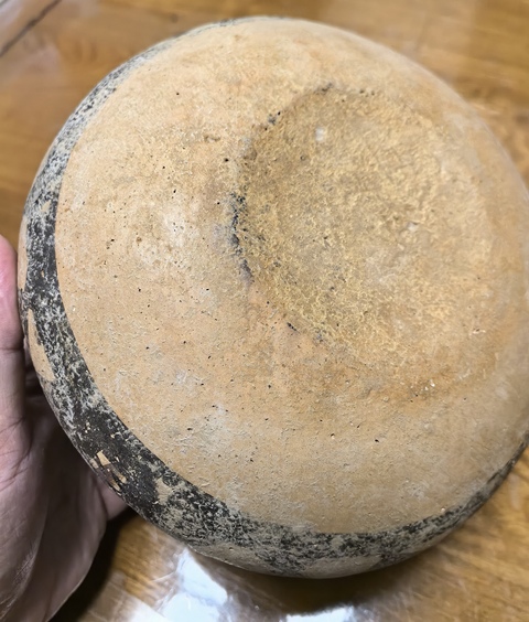 古玩陶瓷彩繪雙耳陶罐真品鑒賞圖