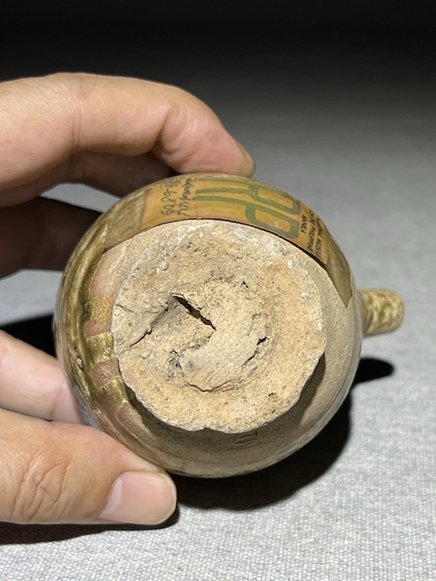 古玩陶瓷青釉小執壺真品鑒賞圖