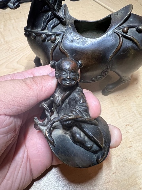 古玩銅器銅香熏真品鑒賞圖