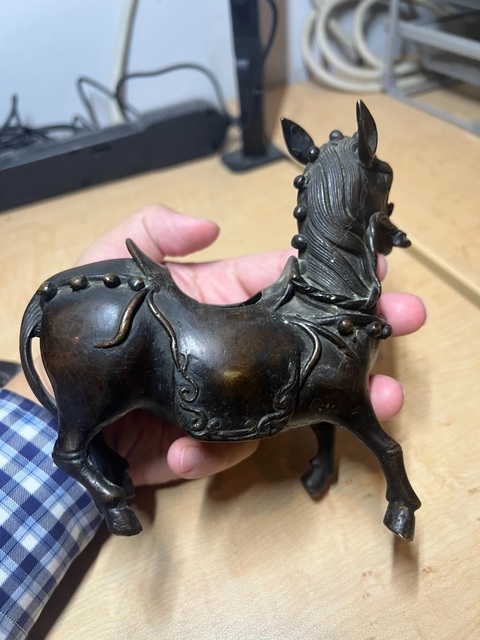 古玩銅器銅香熏真品鑒賞圖