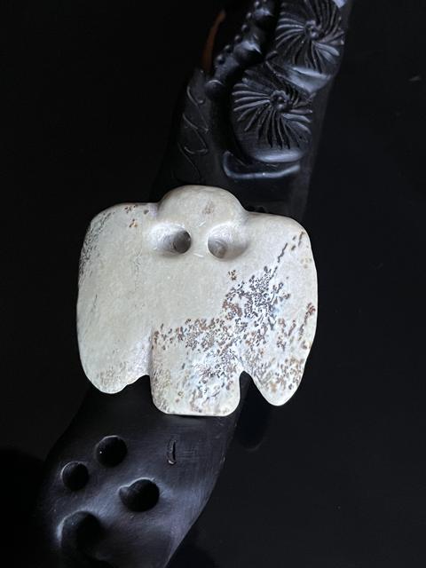 古玩玉器仿古玉龍梟真品鑒賞圖