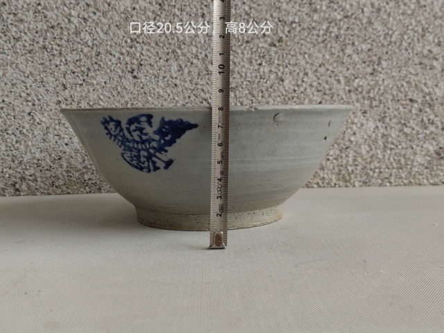 古玩陶瓷清代青花碗真品鑒賞圖