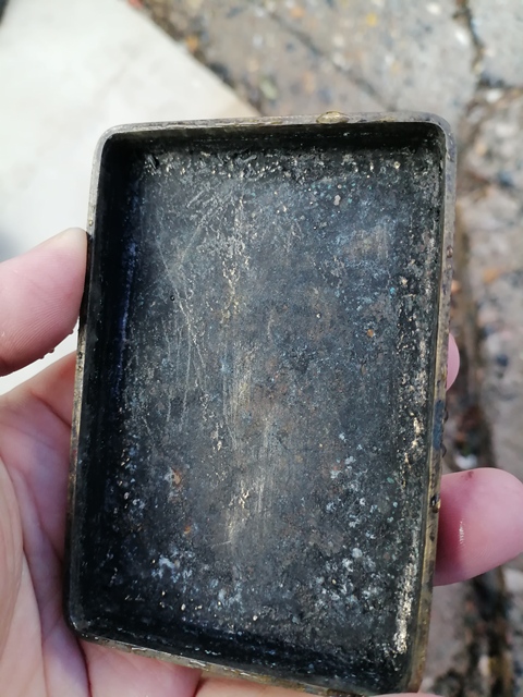 古玩銅器墨盒真品鑒賞圖